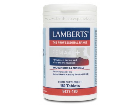 Lamberts Fema 45+ Lamberts. 180 comprimidos