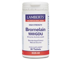 Lamberts Bromelina 1000 GDU 60 comprimidos.