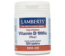 Lamberts Vitamina D 1000UI (25 µg) 120 cápsulas