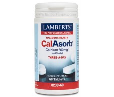 Lamberts CalAsorb (calcio como citrato) 60 comprimidos