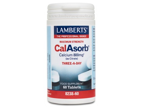 Lamberts CalAsorb (calcio como citrato) 60 comprimidos