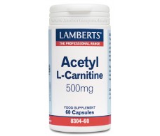 Lamberts Acetil L-carnitina 500 mg.