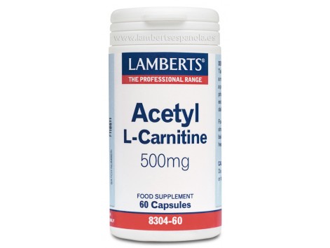 Lamberts Acetil L-Carnitina 500 mg.