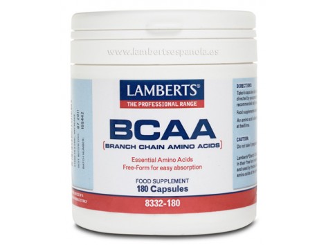 Lamberts BCAA 180 cápsulas