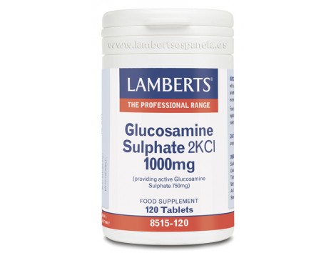 Lamberts Glucosamina sulfato 750 mg. 120 tabletas