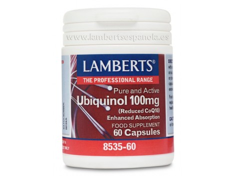 Lamberts Ubiquinol 100mg. 60 cápsulas