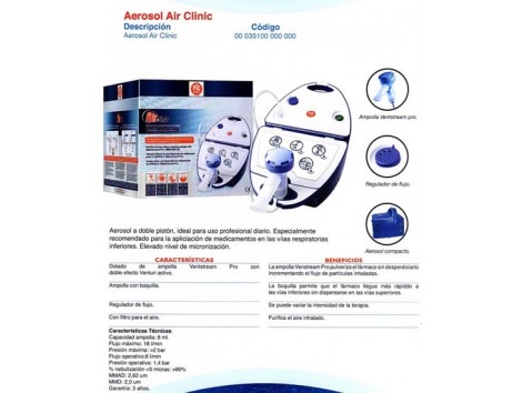 Aerosol Air Clinic. Pic indolor - artsana