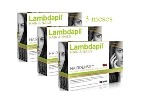 Lambdapil Hairdensity 3x 60 cápsulas. Pacote de três meses