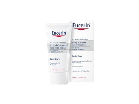 Eucerin AtopiControl Facial Cream 50ml dry irritated skin