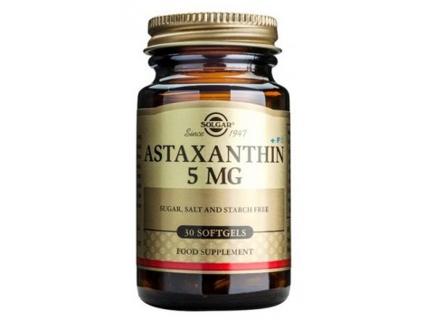 Solgar Complejo Astaxantina 5 mg 30 Cápsulas blandas
