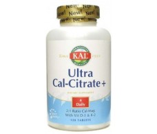 KAL Ultra Cal-Citrate + K2 120 tablets
