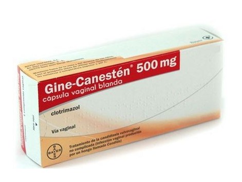 Gine Canesten 500mg 1 cápsula gel vaginal Dose Única 