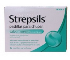 Strepsils menta  24 pastillas para chupar 