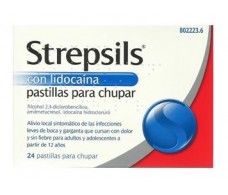 Lidocaína Strepsils pastilhas 24