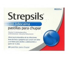 Strepsils con lidocaína 24 pastillas para chupar 