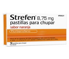 Strefen 8,75 mg Orangengeschmack Pastillen 16