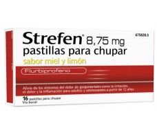 Strefen 8,75 mg sabor Miel limón 16 pastillas para chupar 