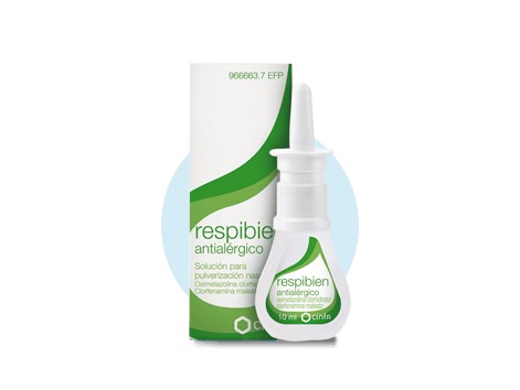 Respibien antiallergic nasal solution 10 ml.