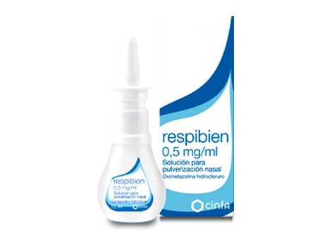 Respibien 0,5 mg / ml de 15 ml de spray nasal.