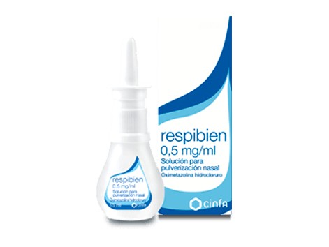 Respibien 0,5 mg / ml de 15 ml de spray nasal.
