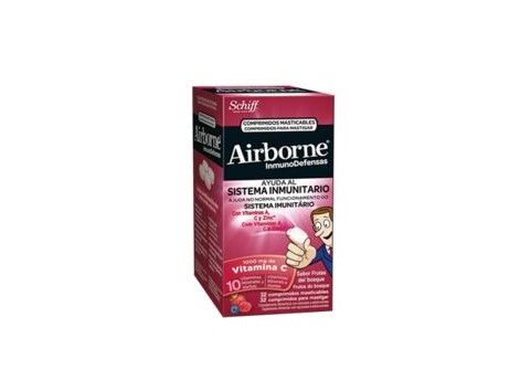 Airborne Inmunodefensas 64 Comprimidos Masticables Frutas del bosque