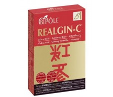 Bipole Realgin C (Ginseng, geléia real, vitamina C) 20 blisters