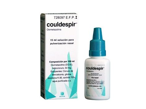 Couldespir 15 ml de spray nasal.