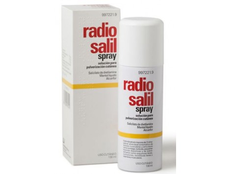 Radio Salil spray cutaneous spray solution for 130ml.