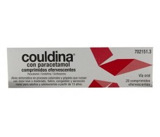 Couldina with paracetamol 20 effervescent tablets