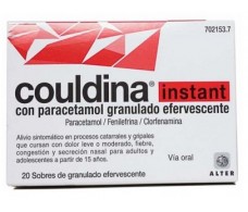 Sofort Couldina mit granulierten Brause Sachets Paracetamol 20