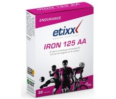 Ferro Etixx 125 AA 30 cápsulas. Suplemento nutricional