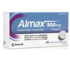 Almax 500 mg 48 Chewable Tablets
