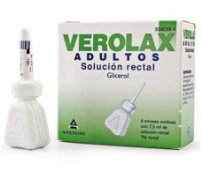 Solution 6 adults rectal Verolax unidosis