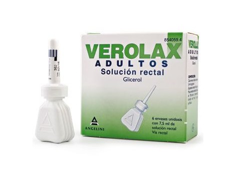 Solução 6 adultos rectal unidoses Verolax