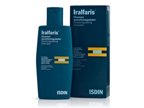 Isdin Iralfaris 200ml Shampoo PSORISDIN with scalp psoriasis. Isdin Iralfaris 200ml Shampoo PSORISDIN with scalp psoriasis.