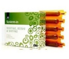 System-In Reishi Shiitake Maitake 20 vials of 10ml.