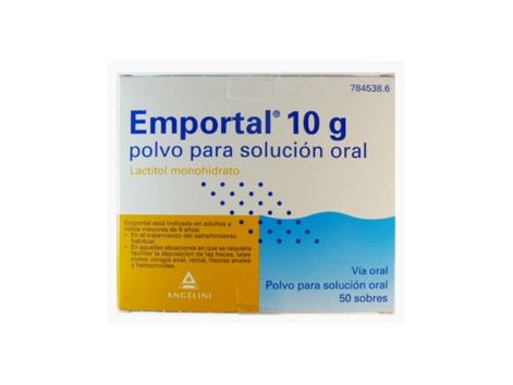 Emportal 10 g polvo para solución oral 50 sobres 