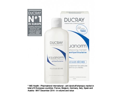 Ducray Squanorm Schuppen Shampoo - Trockene Schuppen 200 ml.