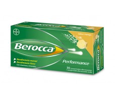 Berocca Performance 30 effervescent tablets Mango flavor.