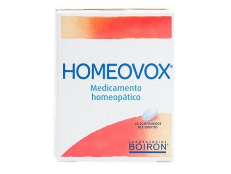 Homeovox 40 comprimidos. Homeopatia Boiron