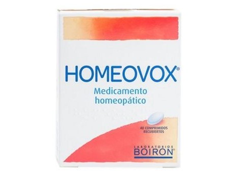 Homeovox 40 tablets. Homeopathy Boiron