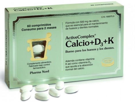 Activecomplex Calcio + D3 + K 60 comprimidos. Pharma Nord