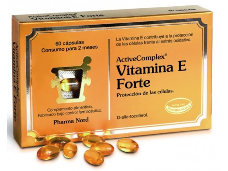 Activecomplex Vitamina E Forte 60 comprimidos. Pharma Nord