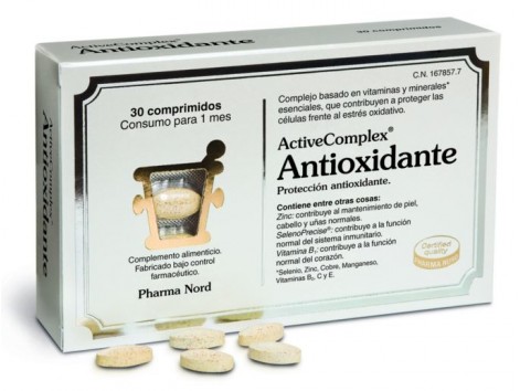 Activecomplex Antioxidante 60 comprimidos. Pharma Nord