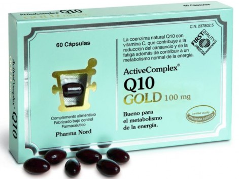 Activecomplex Q10 Gold 100mg. 60 Perlen. Pharma Nord