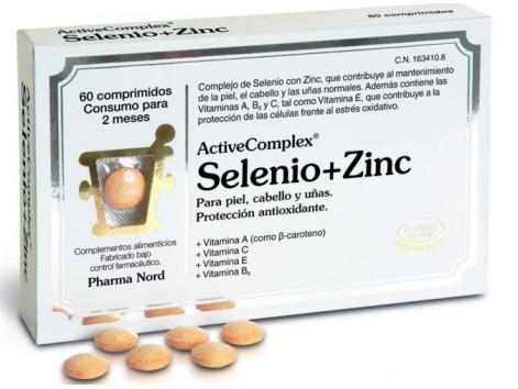 Activecomplex Selenio + Zinc 60 comprimidos. Pharma Nord