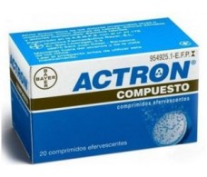 Actron composto 20 comprimidos efervescentes