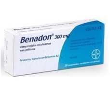Benadon 300 mg 20 tablets. Bayer