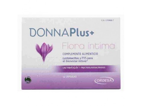 DONNAPlus+ Flora íntima 14 cápsulas