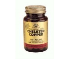 Solgar Chelated Copper. 100 tablets